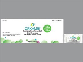 Orkambi (lumacaftor/ivacaftor) dosing, indications, interactions ...