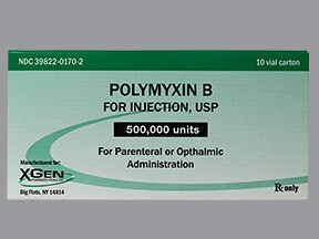 (polymyxin B) Dosing, Indications, Interactions, Adverse Effects, And More