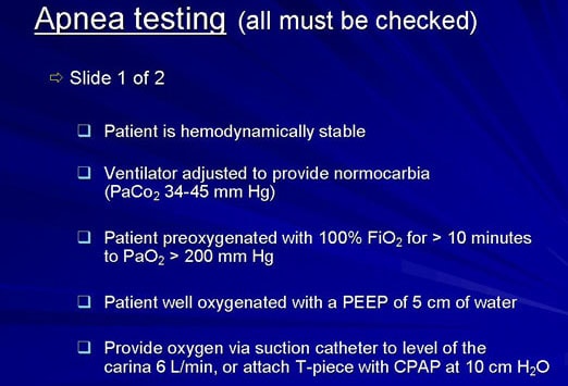 Checklist for Determining Brain Death: Slideshow