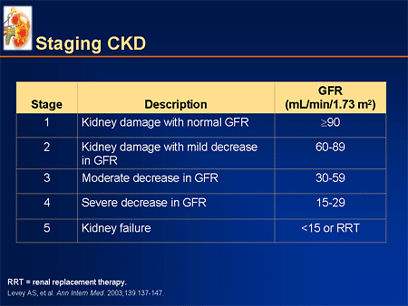 Patients With Moderate Chronic Kidney Disease (CKD): The Emerging Mandate