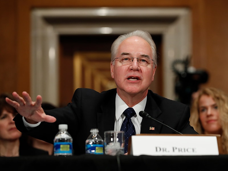 HHS Nominee Dr Tom Price Vows to 'Do No Harm' to ACA Insured