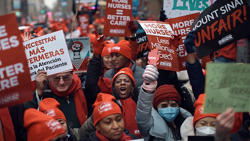 Grève des infirmières pour le 2e jour dans deux grands hôpitaux de New York