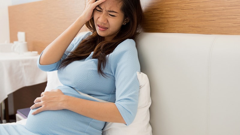 migraine with aura during pregnancy