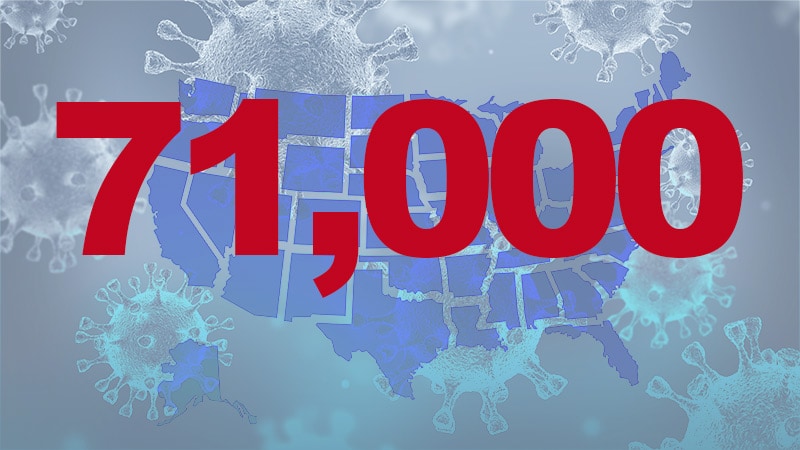 US Records More Than 71,000 Cases on Thursday thumbnail