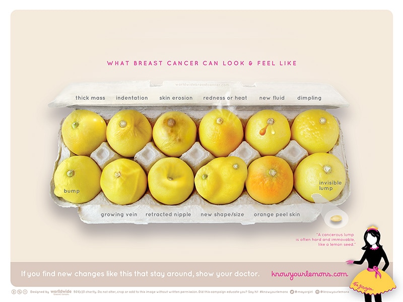 Breast Cancer Campaign Based On Lemons Goes Viral