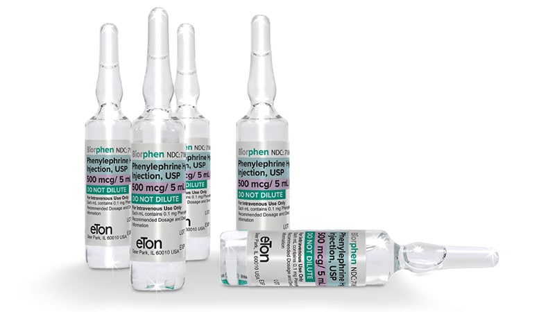 FDA Approves Ready-to-Use Phenylephrine Injection (Biorphen)