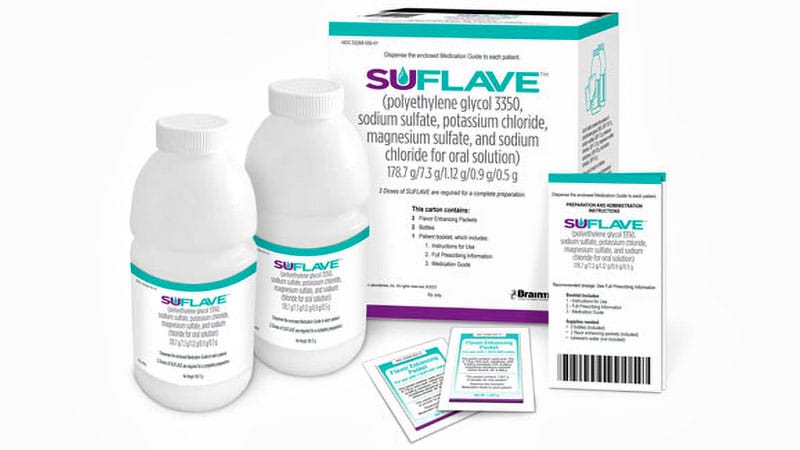 La FDA approuve Suflave, une boisson de préparation pour coloscopie à faible volume