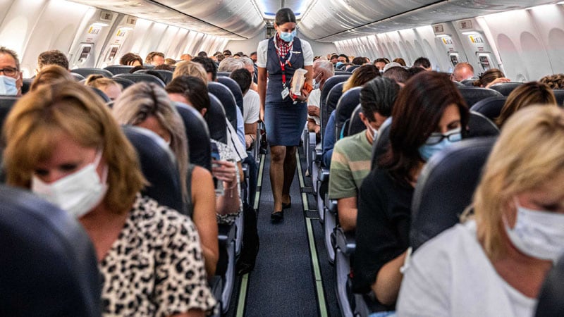 What Is the Risk of Catching the Coronavirus on a Plane?